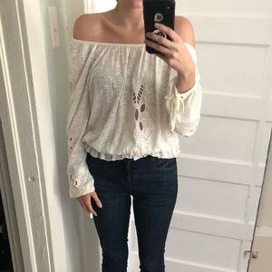 Free People off the shoulder Top